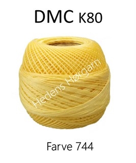 DMC K80 farve 744 Gul